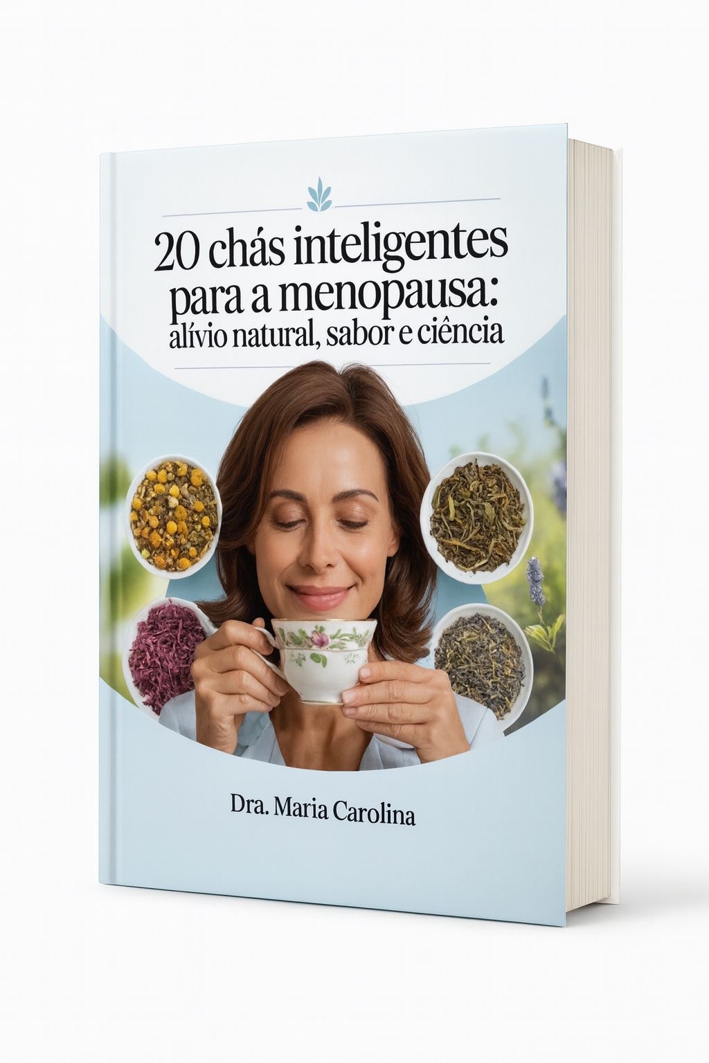 Capa do eBook 20 chás inteligentes para a menopausa