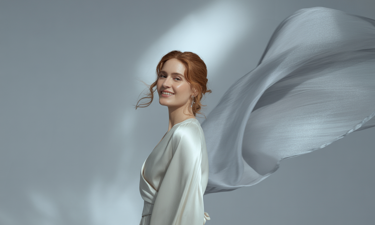 Mulher caminhando ao ar livre com leveza e confiança.